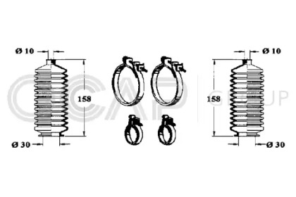 Комплект пыльника OCAP 0901622