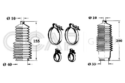 Комплект пыльника OCAP 0901633