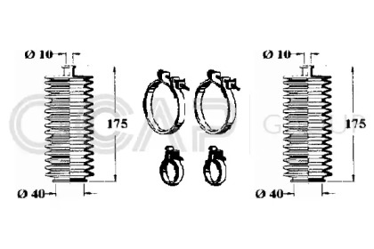 Комплект пылника, рулевое управление OCAP 0901680