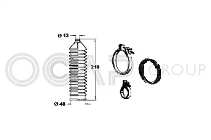 Комплект пыльника OCAP 0901810