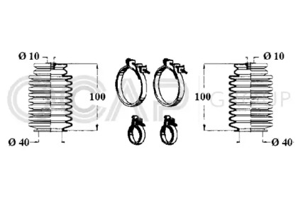 Комплект пыльника OCAP 0902231