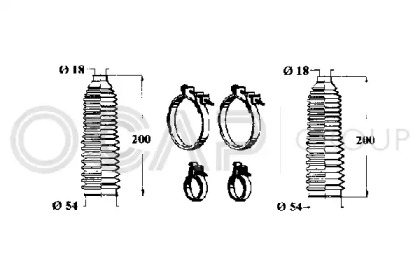 Комплект пыльника OCAP 0902426