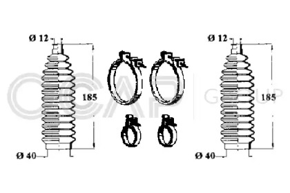 Комплект пыльника OCAP 0902520