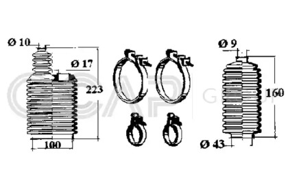 Комплект пыльника OCAP 0902521