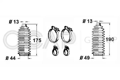 Комплект пыльника OCAP 0902542