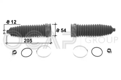 Комплект пыльника OCAP 0902687
