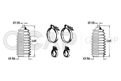 Комплект пыльника OCAP 0902870