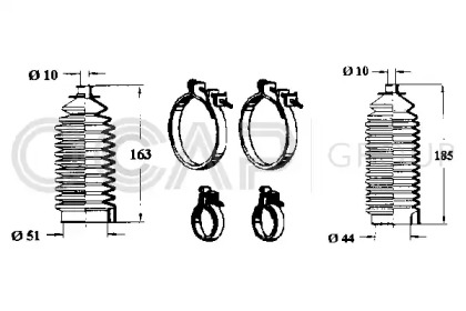 Комплект пыльника OCAP 0902872