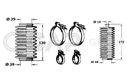 Комплект пыльника OCAP 0904100