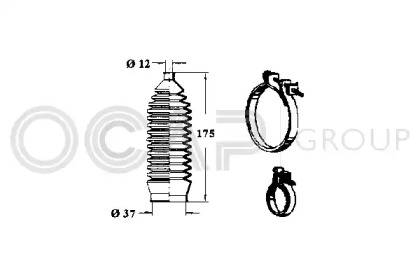 Комплект пыльника OCAP 0982875
