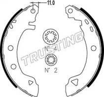 Комлект тормозных накладок TRUSTING 004.008