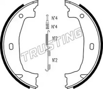 Комплект тормозных колодок, стояночная тормозная система TRUSTING 019.028K