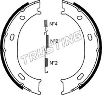 Комплект тормозных колодок, стояночная тормозная система TRUSTING 052.126K