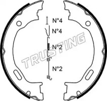 Комплект тормозных колодок, стояночная тормозная система TRUSTING 052.129K