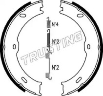 Комплект тормозных колодок, стояночная тормозная система TRUSTING 052.133K