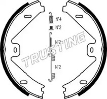 Комплект тормозных колодок, стояночная тормозная система TRUSTING 052.137K