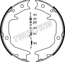 Комплект тормозных колодок, стояночная тормозная система TRUSTING 064.177K