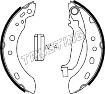 Комлект тормозных накладок TRUSTING 067.189