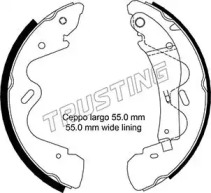 Комлект тормозных накладок TRUSTING 067.193