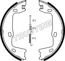 Комплект тормозных колодок, стояночная тормозная система TRUSTING 073.159K