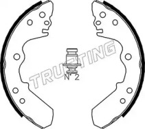 Комлект тормозных накладок TRUSTING 073.168