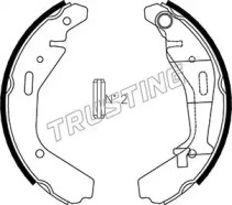 Комлект тормозных накладок TRUSTING 073.176