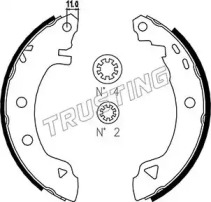 Комлект тормозных накладок TRUSTING 088.218