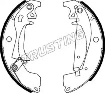 Комлект тормозных накладок TRUSTING 088.219Y