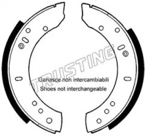 Комлект тормозных накладок TRUSTING 092.302