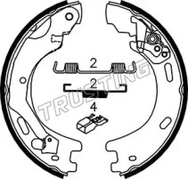 Комлект тормозных накладок TRUSTING 092.314