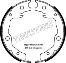 Комлект тормозных накладок TRUSTING 115.322