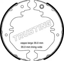 Комлект тормозных накладок TRUSTING 115.329