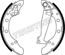 Комлект тормозных накладок TRUSTING 124.284