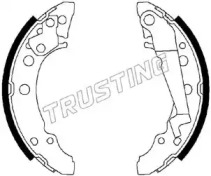 Комлект тормозных накладок TRUSTING 124.288