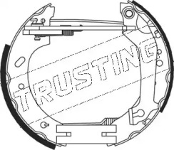 Комплект тормозных колодок TRUSTING 5271