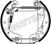 Комлект тормозных накладок TRUSTING 6118