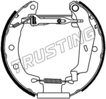 Комлект тормозных накладок TRUSTING 6149