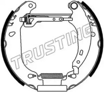 Комлект тормозных накладок TRUSTING 6160