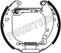 Комлект тормозных накладок TRUSTING 6165