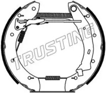 Комлект тормозных накладок TRUSTING 6184