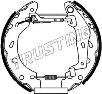 Комплект тормозных колодок TRUSTING 6185