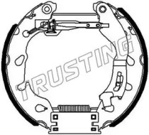 Комплект тормозных колодок TRUSTING 6460