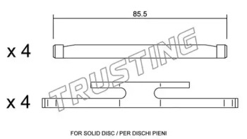 Комплектующие TRUSTING KIT.005