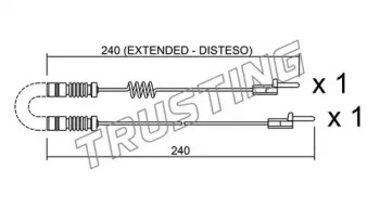 Контакт TRUSTING SU.109K