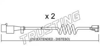 Контакт TRUSTING SU.226K