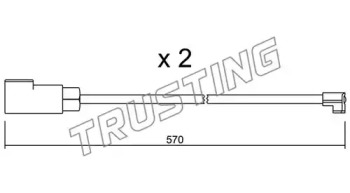 Контакт TRUSTING SU.244K