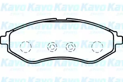 Комплект тормозных колодок KAVO PARTS BP-1008