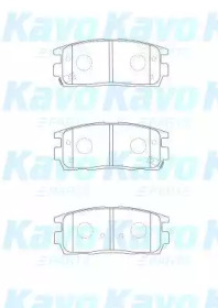 Комплект тормозных колодок KAVO PARTS BP-1013