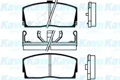 Комплект тормозных колодок KAVO PARTS BP-1503