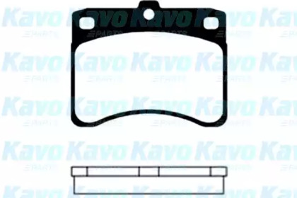 Комплект тормозных колодок KAVO PARTS BP-1504